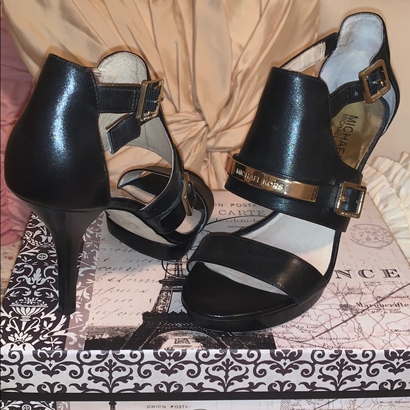 Michael Kors Shoes - MK Strappy Sandal Stiletto Heels